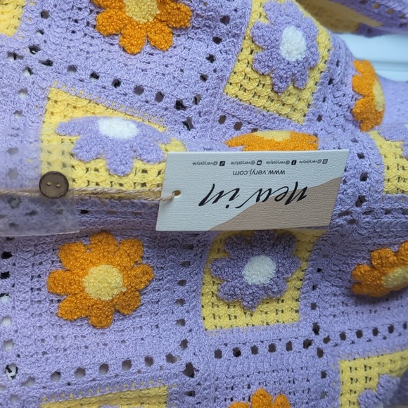 NEW Croquet Floral Sweater - Picture 4 of 4